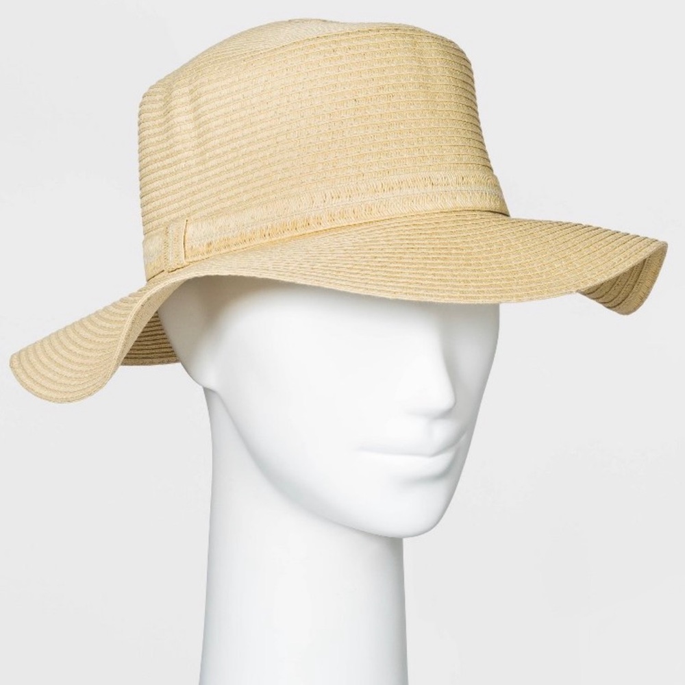 👒”NWT”Women’s Straw Boater Hat (Packable Essential)